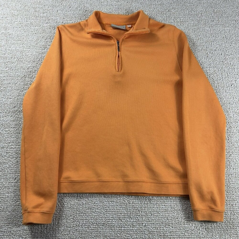 Bobby Jones Collection 1/4 Zip Sweater Orange Women’s Size Small